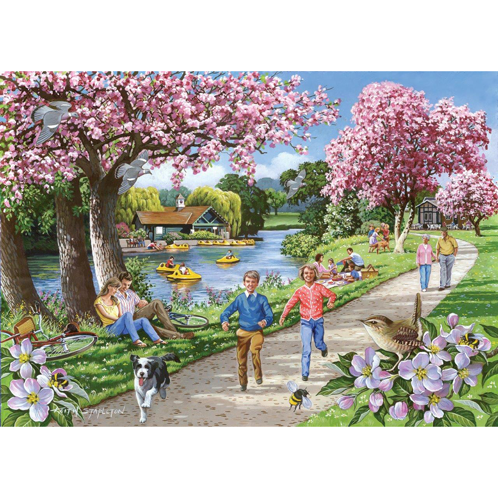 Apple Blossom Time – 500 Piece Jigsaw Puzzle (HOP)