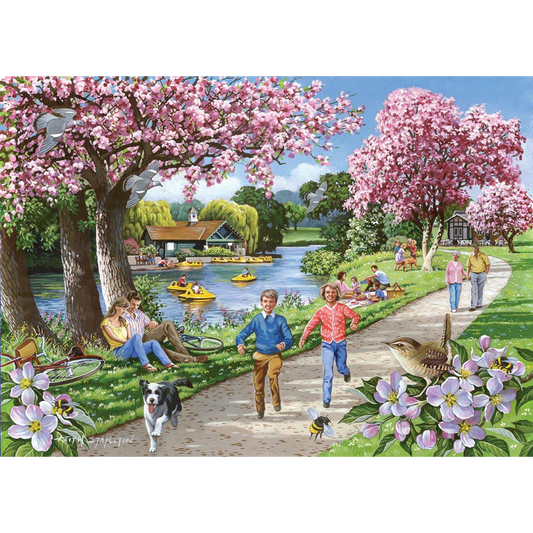 HOP - Apple Blossom Time - BIG 500 Piece Jigsaw Puzzle