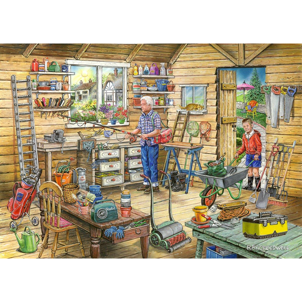 HOP - No.14 - Fred's Shed - 1000 Piece Jigsaw Puzzle