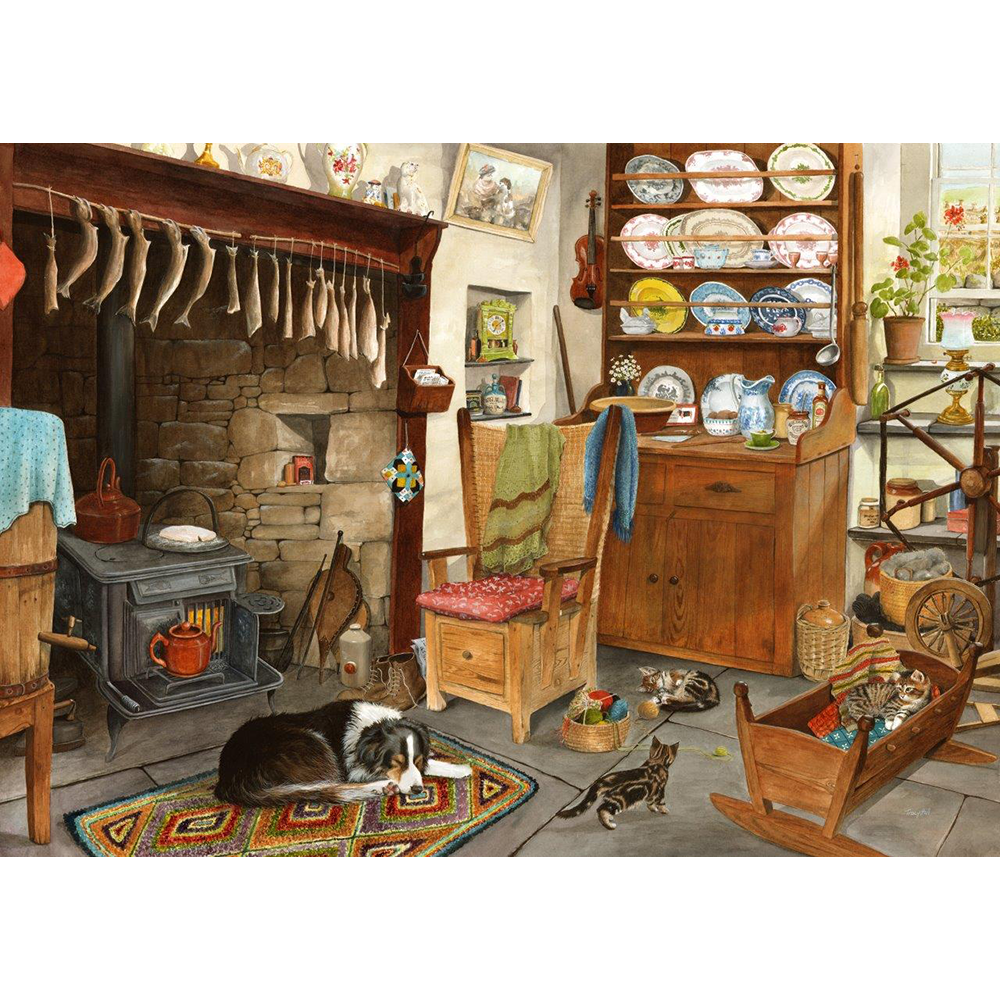 HOP - Fisherman's Cottage - BIG 500 Piece Jigsaw Puzzle