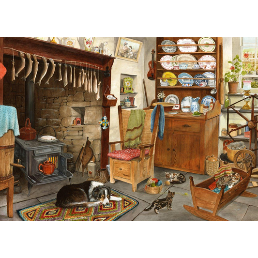 HOP - Fisherman's Cottage - BIG 500 Piece Jigsaw Puzzle