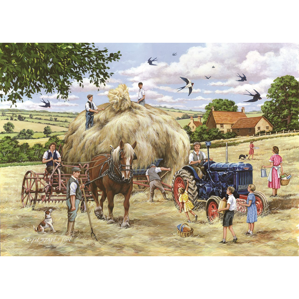 Making Hay – 500 Piece Jigsaw Puzzle (HOP)