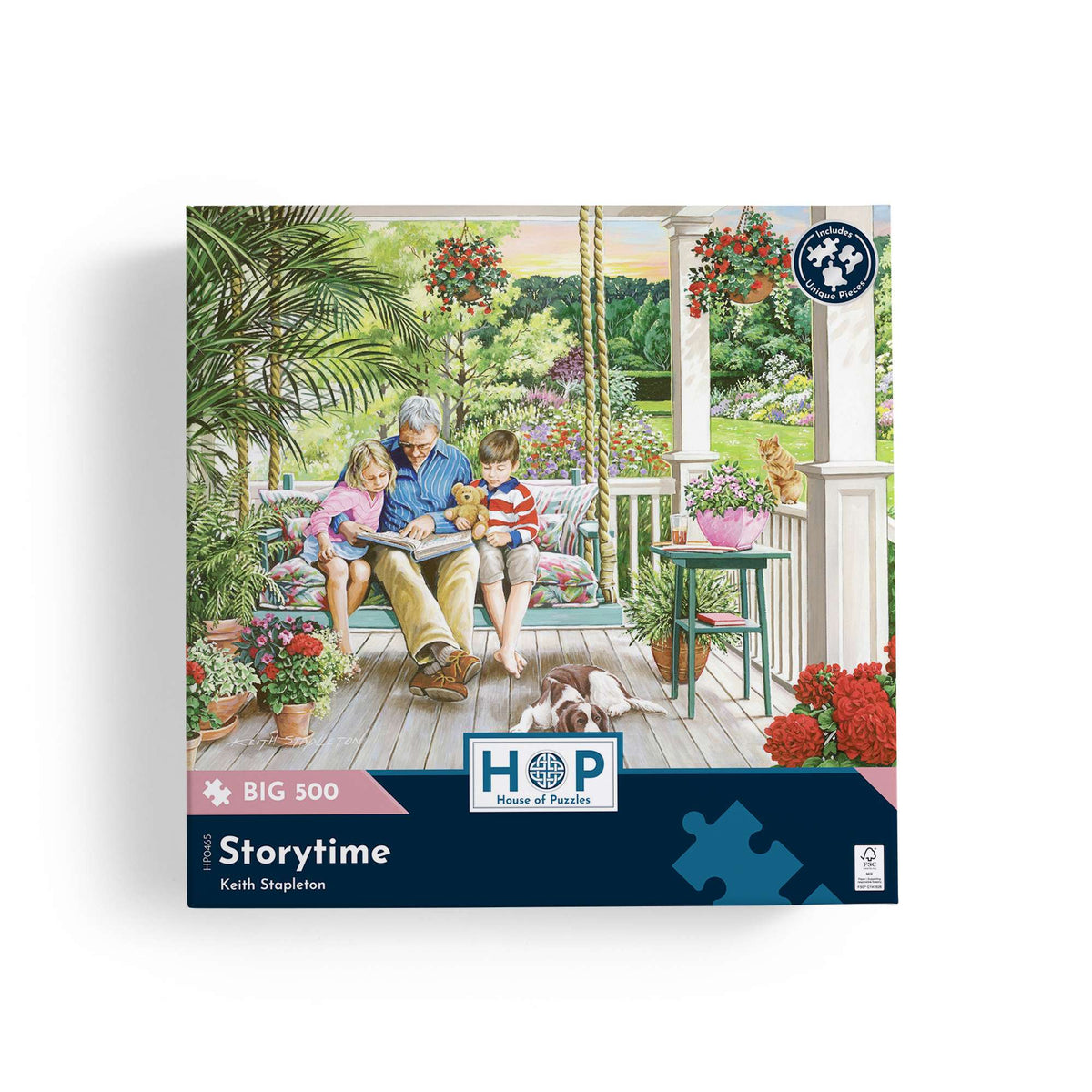 Box, straight on: Storytime – 500 Piece Jigsaw Puzzle (House of Puzzles)