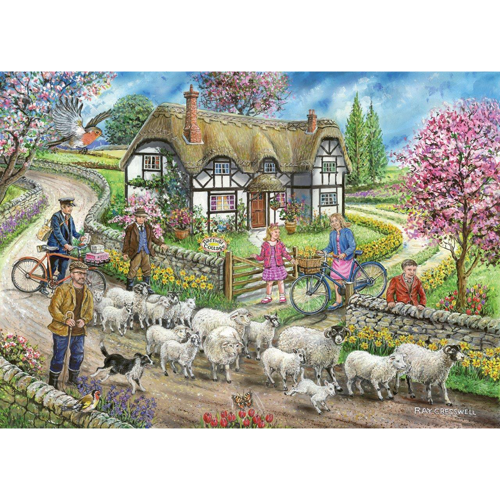 Daffodil Cottage – 1000 Piece Jigsaw Puzzle (HOP)