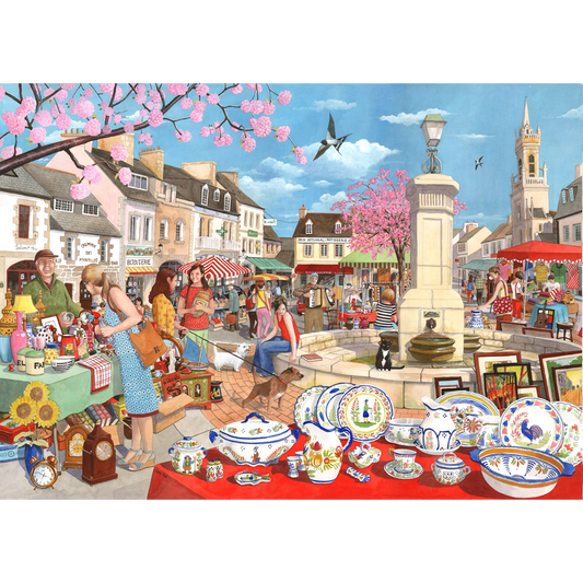 HOP - French Market - 1000 Piece Jigsaw Puzzle