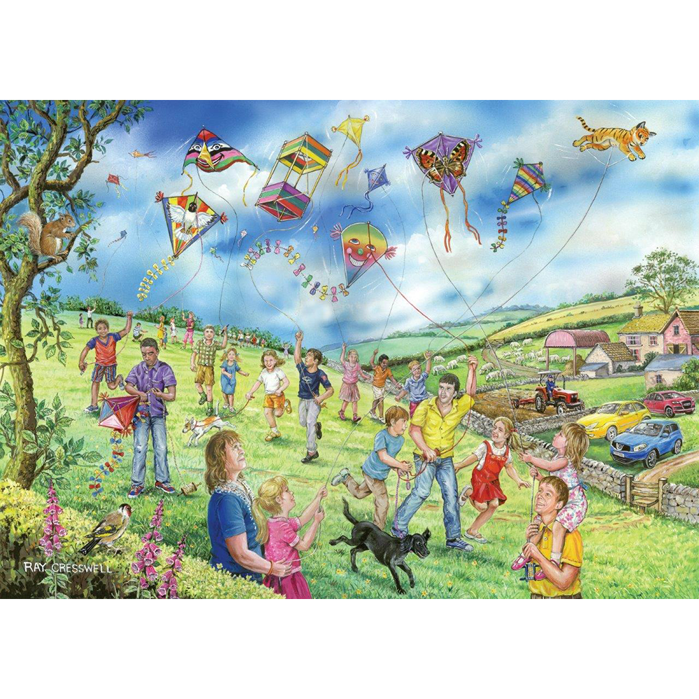 Let's Go Fly A Kite – 250 Piece Jigsaw Puzzle (HOP)