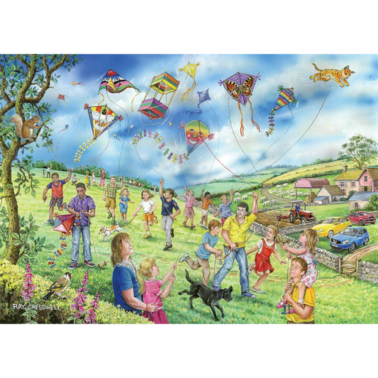 HOP - Let's Go Fly A Kite - BIG 250 Piece Jigsaw Puzzle