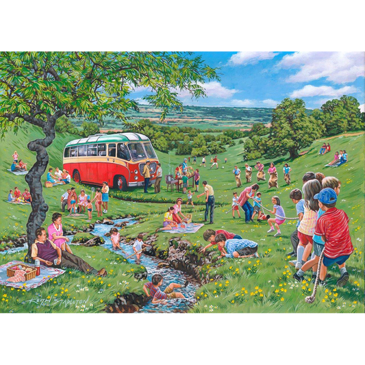 HOP - Sunday Picnic - BIG 250 Piece Jigsaw Puzzle