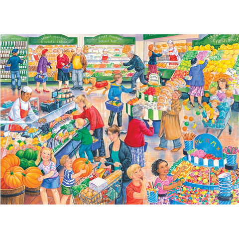 Supermarket Dash – 250 Piece Jigsaw Puzzle (HOP)