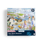 Box, straight on: Sea Shore Breezes – 500 XL Piece Jigsaw Puzzle (House of Puzzles)