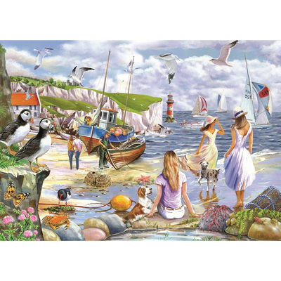 Sea Shore Breezes – 500 XL Piece Jigsaw Puzzle (HOP)