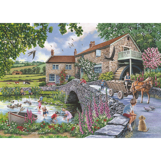 HOP - Old Mill - 1000 Piece Jigsaw Puzzle