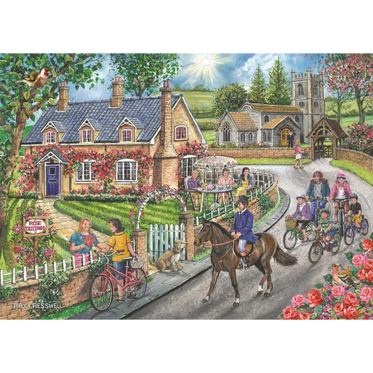 HOP - Rose Cottage - 1000 Piece Jigsaw Puzzle