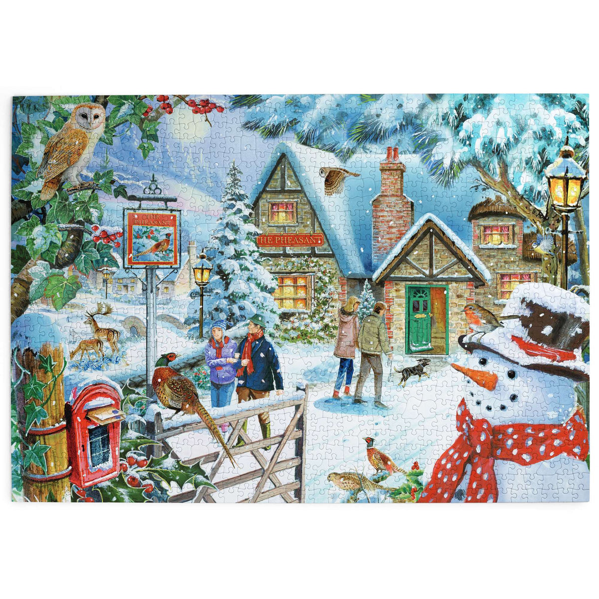 Made up: Snowman's View – 1000 Piece Jigsaw Puzzle (House of Puzzles)