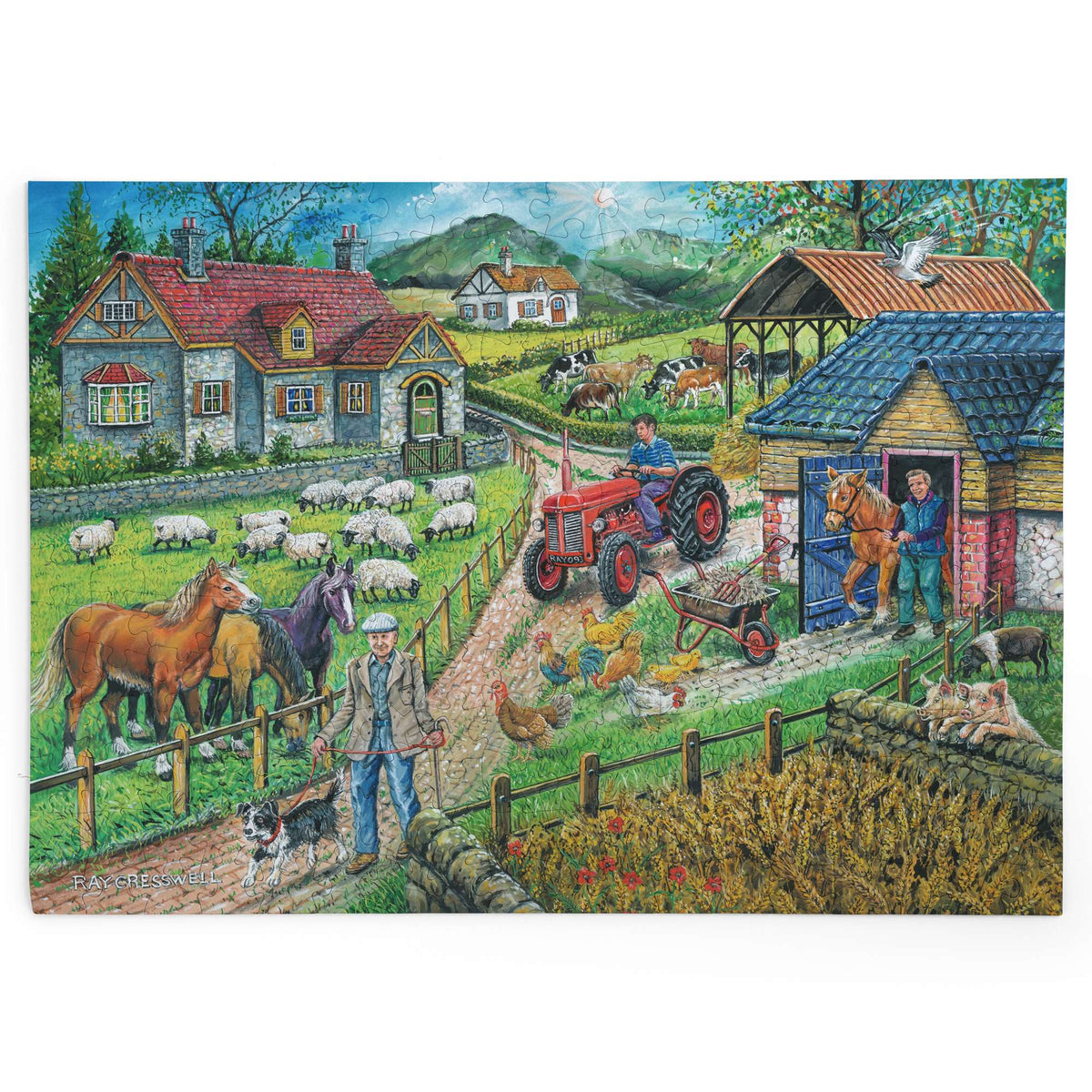 Made up: Barley Mow Farm – 250 Piece Jigsaw Puzzle (House of Puzzles)