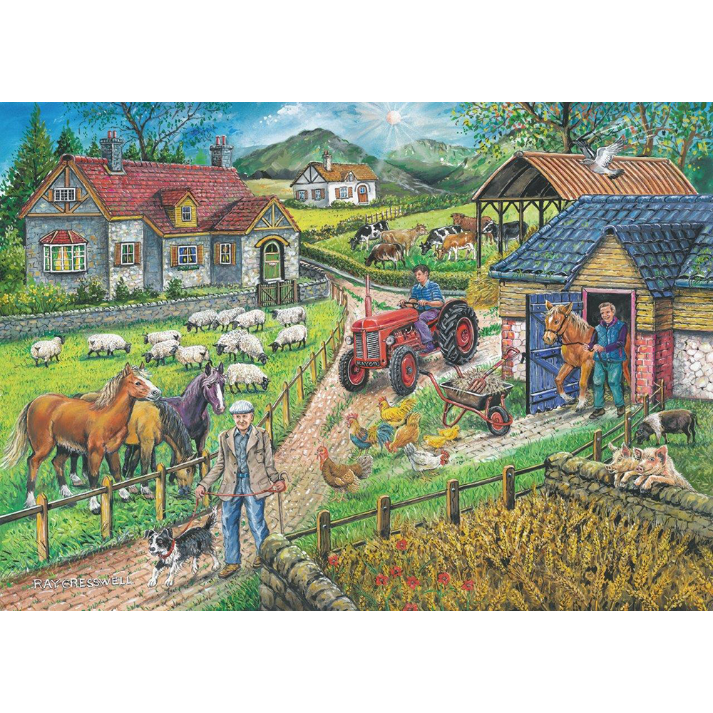 Barley Mow Farm – 250 Piece Jigsaw Puzzle (HOP)