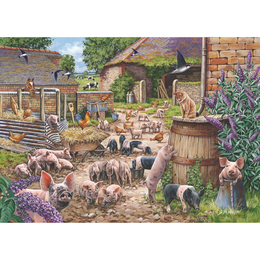 HOP - Piglet Pandemonium - BIG 250 Piece Jigsaw Puzzle