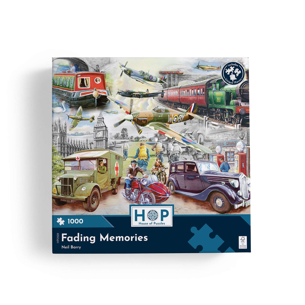 Box, straight on: Fading Memories – 1000 Piece Jigsaw Puzzle (House of Puzzles)