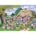 Gnome Farm – 500 XL Piece Jigsaw Puzzle (HOP)