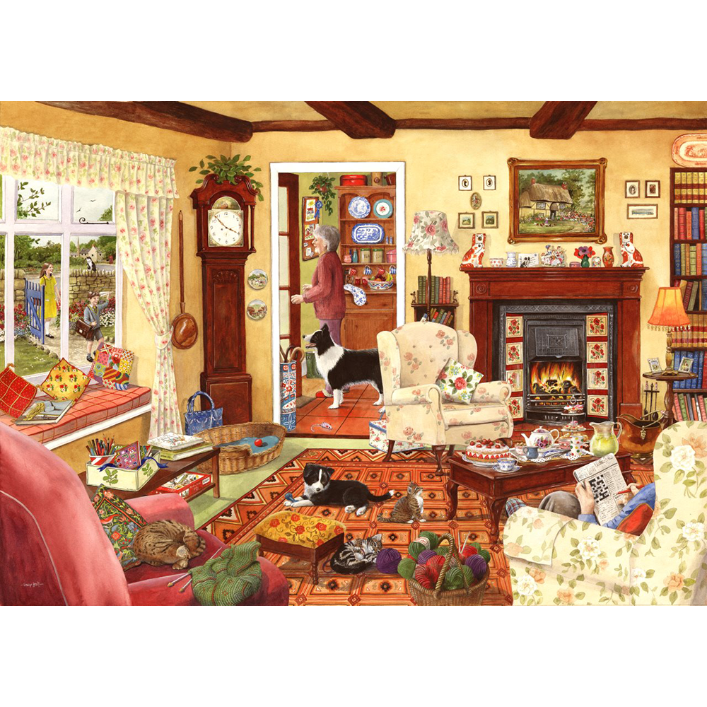 In Time For Tea – 500 XL Piece Jigsaw Puzzle (HOP)