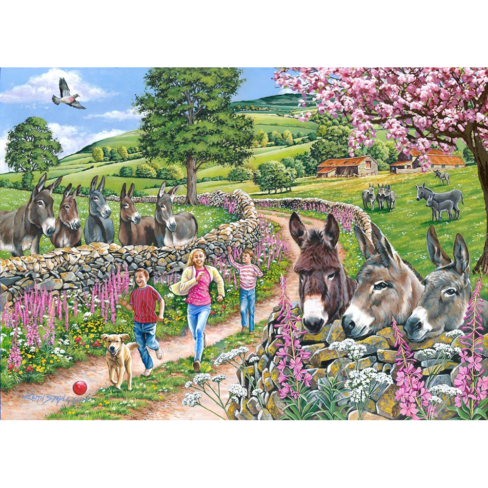 HOP - Mindy, Muffin & Mo - BIG 500 Piece Jigsaw Puzzle