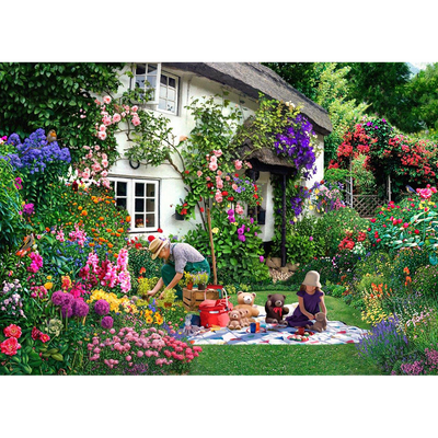 Teddy Bears Picnic – 500 XL Piece Jigsaw Puzzle (HOP)