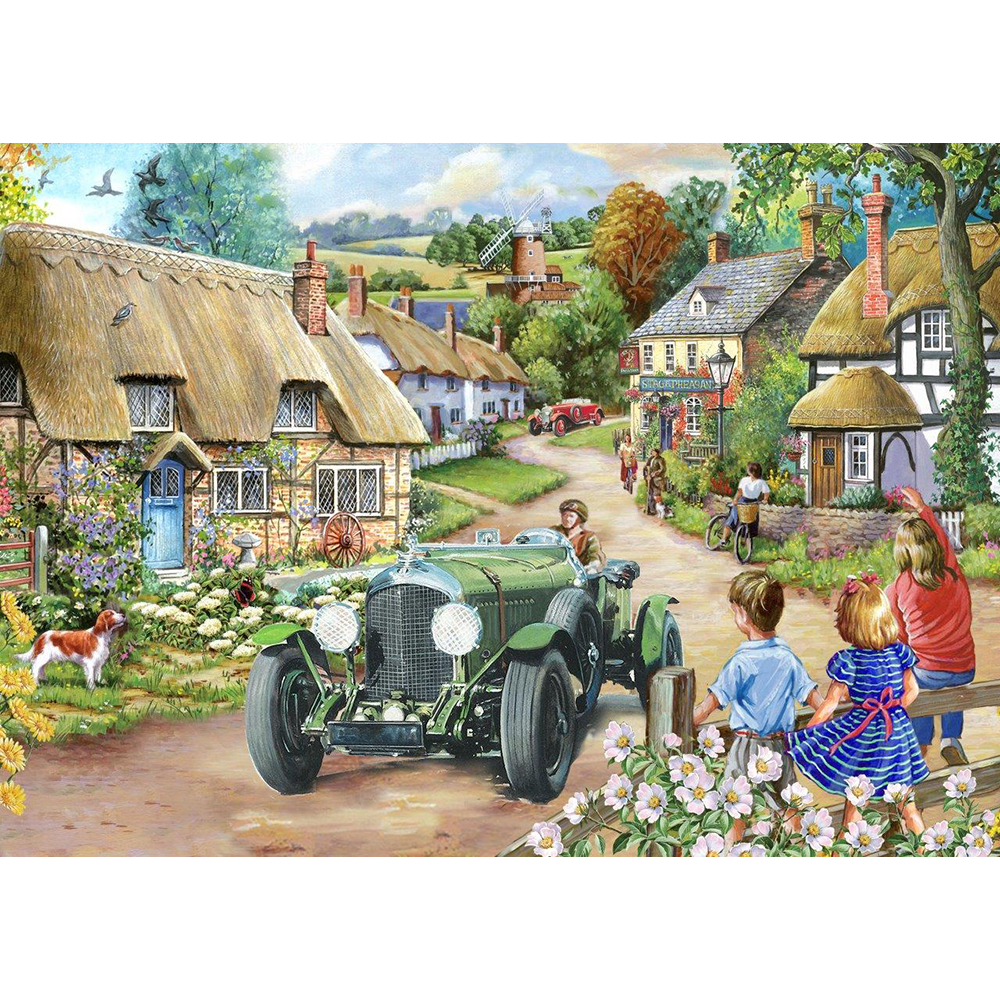 Vintage Run – 500 XL Piece Jigsaw Puzzle (HOP)