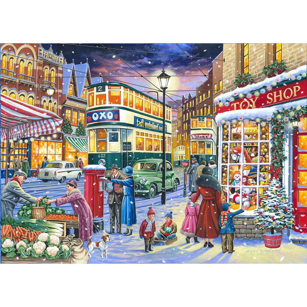 Catching The Tram – 1000 Piece Jigsaw Puzzle (HOP)