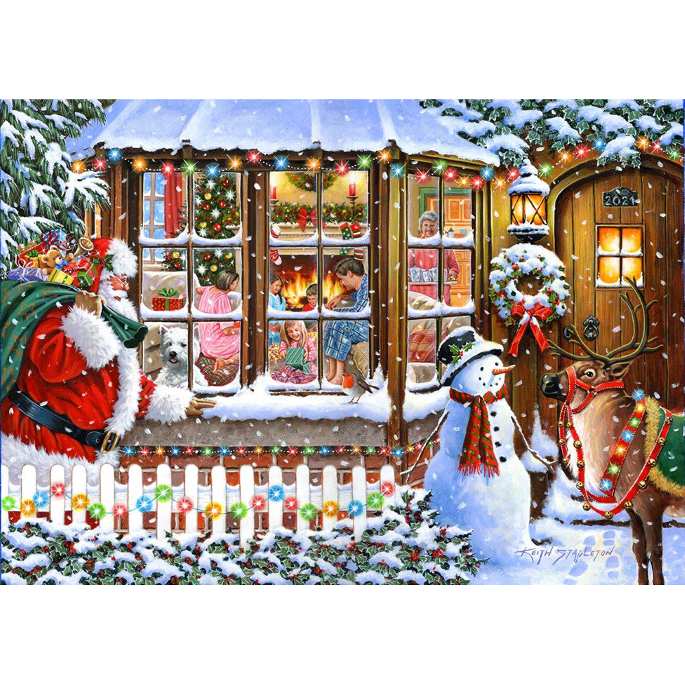 HOP - No.16 - With Love From Santa - 1000 Piece Jigsaw Puzzle