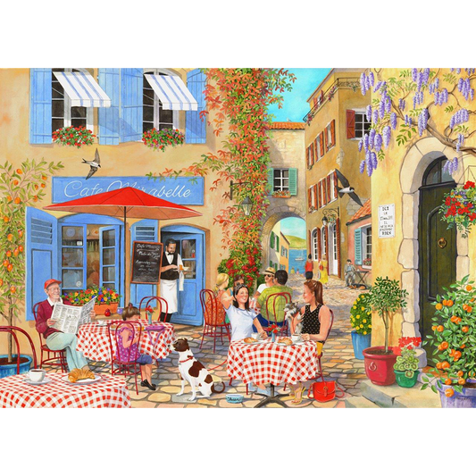 HOP - Coffee & Croissants - BIG 500 Piece Jigsaw Puzzle