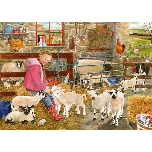 HOP - Mary's Little Lambs - BIG 500 Piece Jigsaw Puzzle