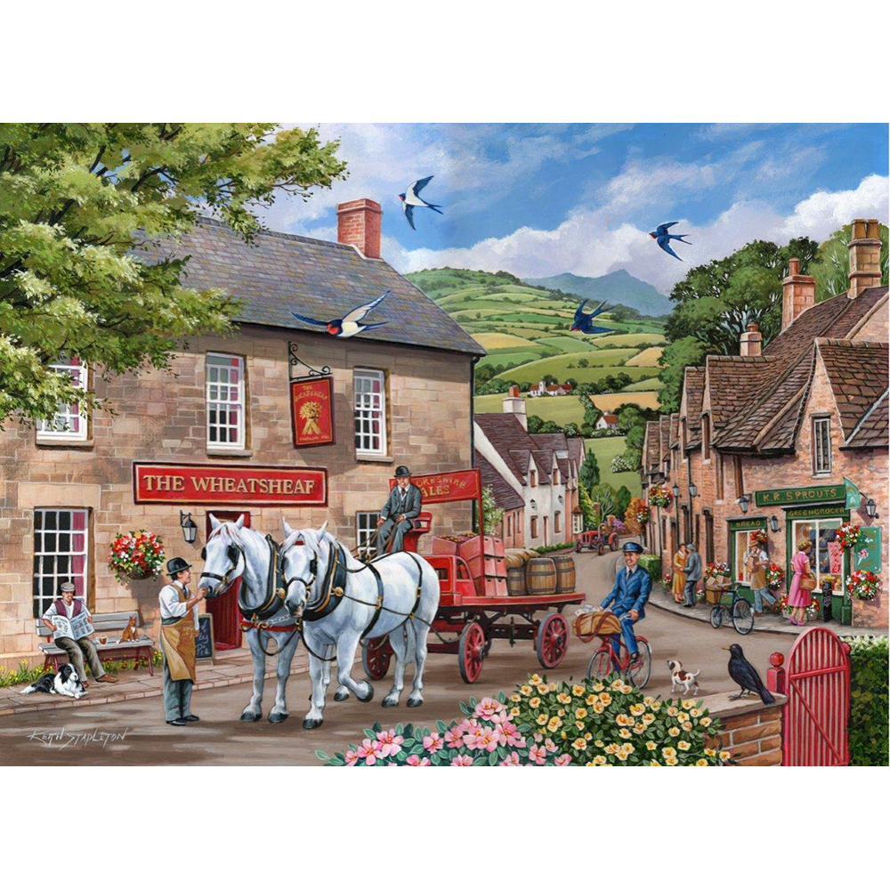 HOP - Pulling Their Weight - BIG 500 Piece Jigsaw Puzzle