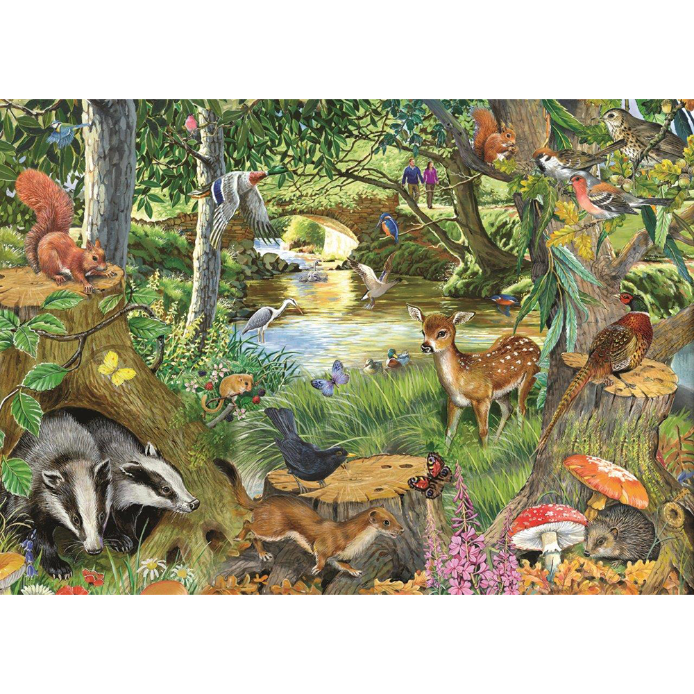 HOP - Riverside Glade - BIG 500 Piece Jigsaw Puzzle