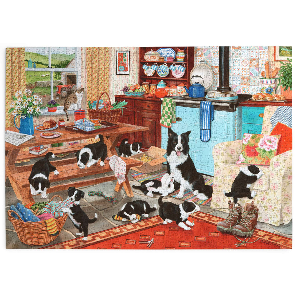 Made up: Collie Wobbles – 1000 Piece Jigsaw Puzzle (House of Puzzles)