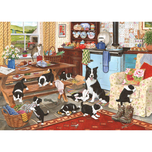 HOP - Collie Wobbles - 1000 Piece Jigsaw Puzzle