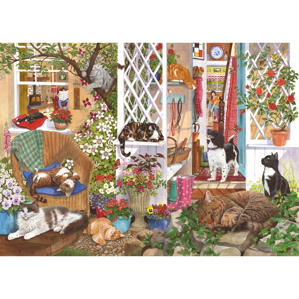 HOP - Feline Fine - 1000 Piece Jigsaw Puzzle