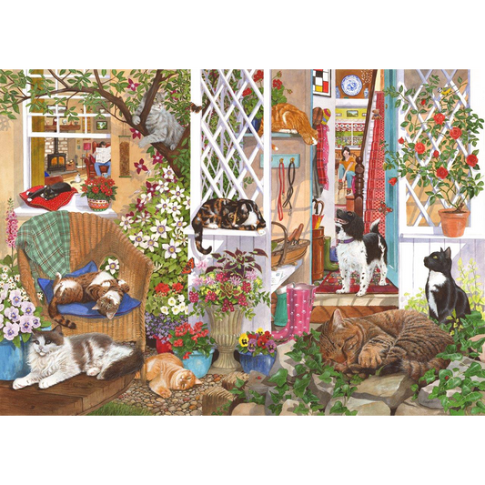 HOP - Feline Fine - 1000 Piece Jigsaw Puzzle