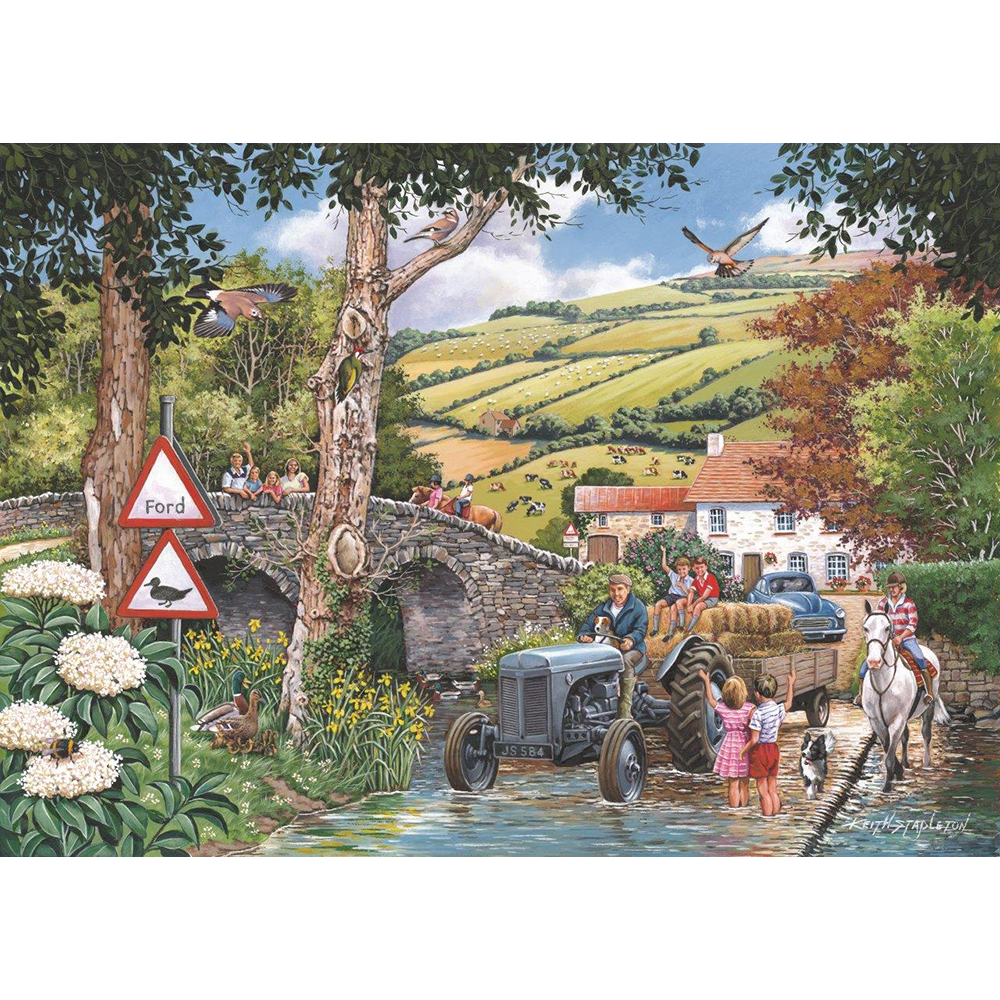 Fergie At The Ford – 1000 Piece Jigsaw Puzzle (HOP)