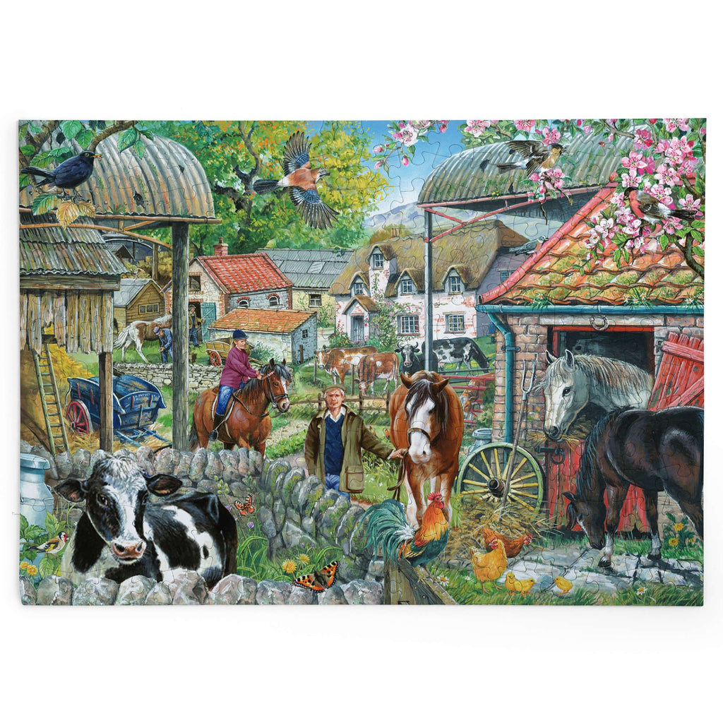 Made up: Horseshoe Farm – 250 Piece Jigsaw Puzzle (House of Puzzles)