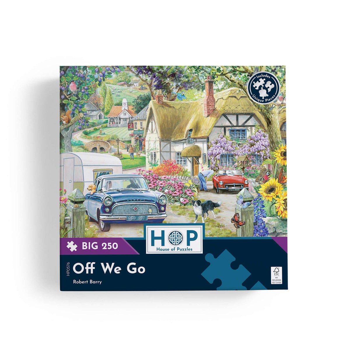 Box, straight on: Off We Go – 250 Piece Jigsaw Puzzle (House of Puzzles)