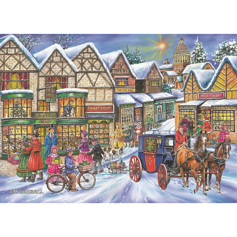 Old Time Shopping – 250 Piece Jigsaw Puzzle (HOP)