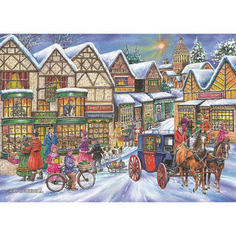 Old Time Shopping – 250 Piece Jigsaw Puzzle (HOP)