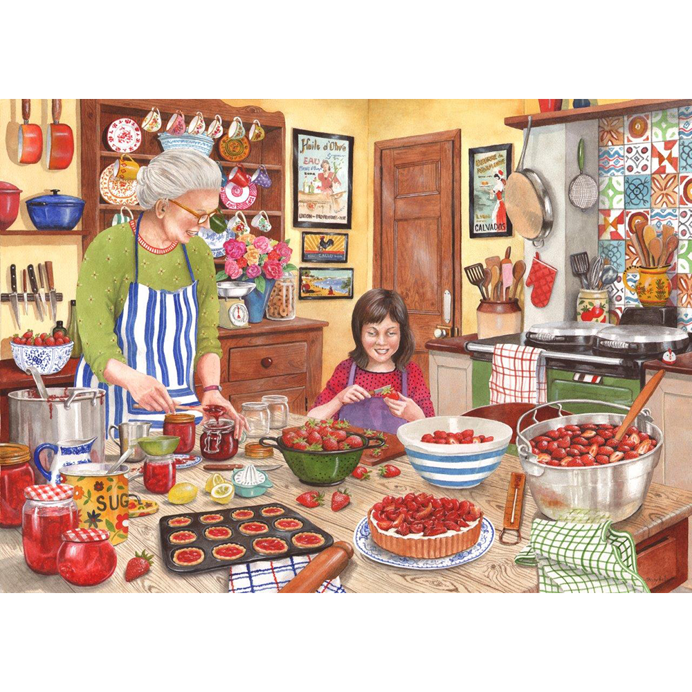 HOP - Strawberry Jam - BIG 250 Piece Jigsaw Puzzle