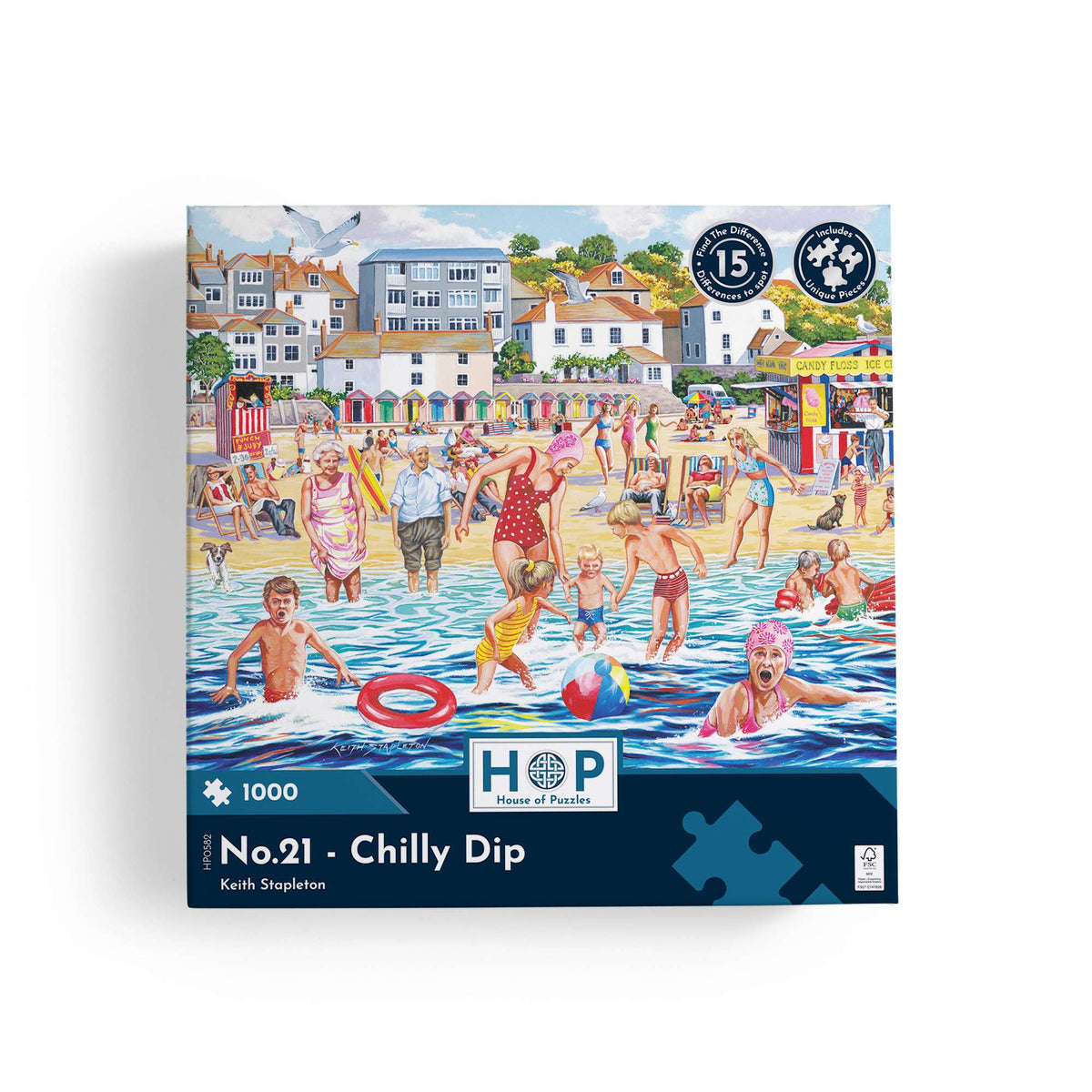 Box, straight on: Chilly Dip – 1000 Piece Jigsaw Puzzle (House of Puzzles)