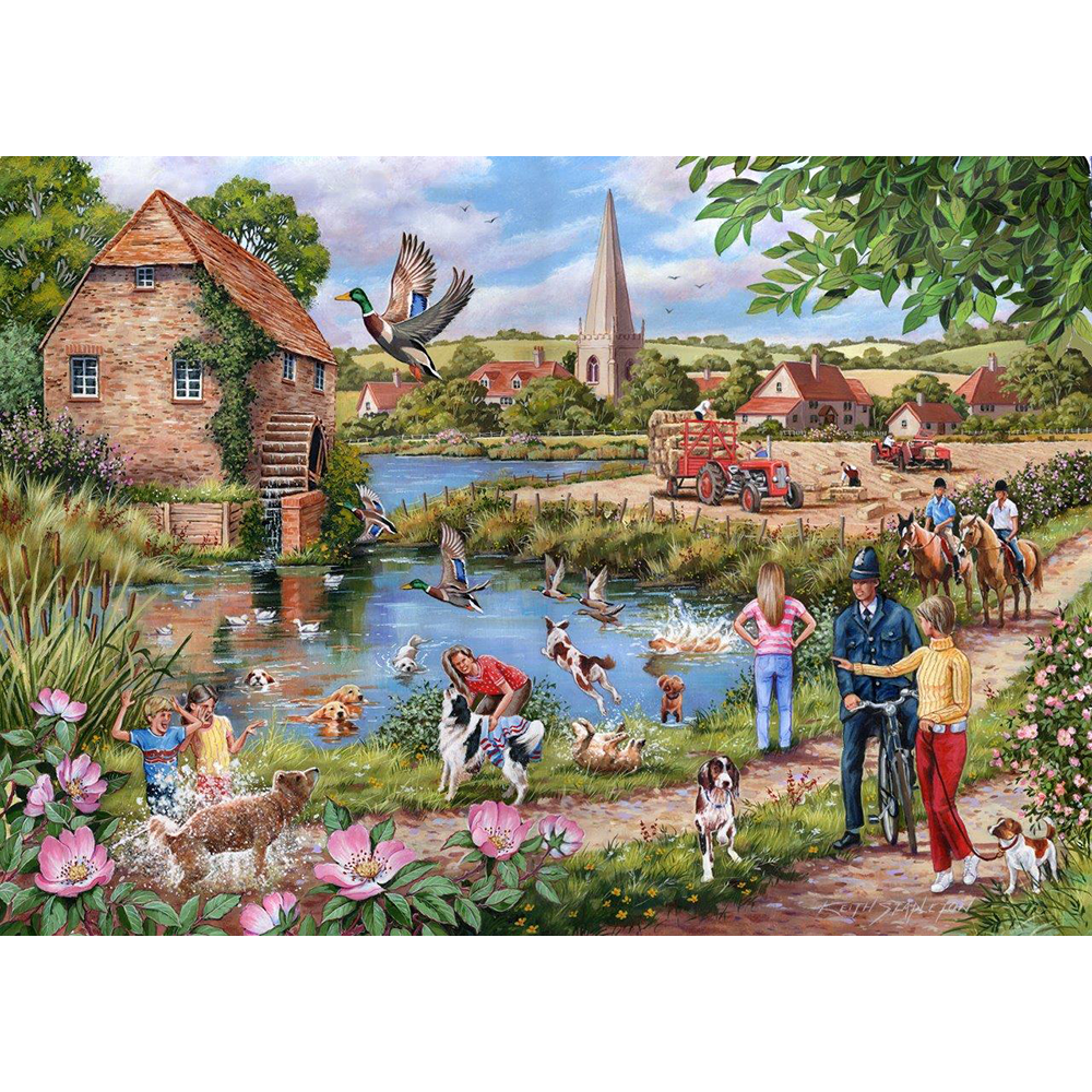 HOP - Doggy Paddle - 1000 Piece Jigsaw Puzzle