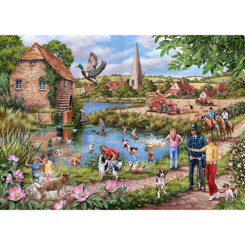 Doggy Paddle – 1000 Piece Jigsaw Puzzle (HOP)