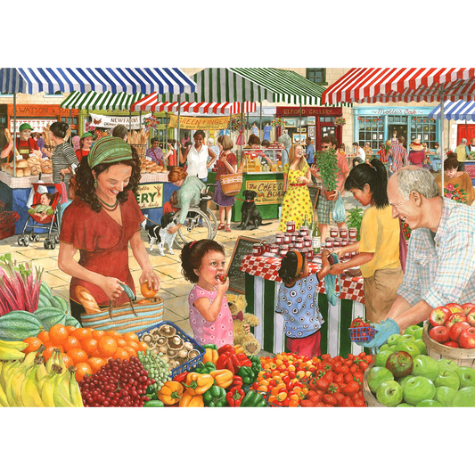 HOP - Farmers Market - 1000 Piece Jigsaw Puzzle