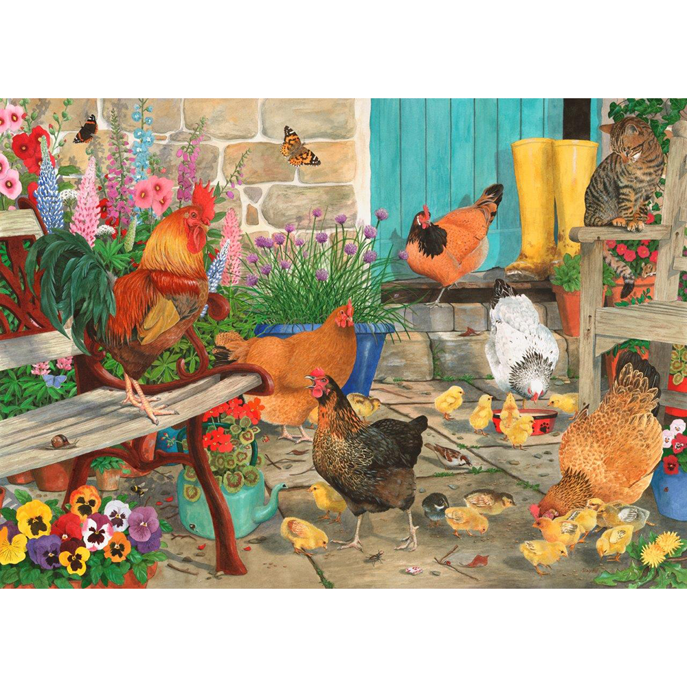 HOP - Hen Pecked - 1000 Piece Jigsaw Puzzle