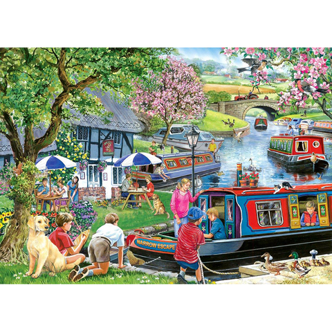 Narrow Escape – 1000 Piece Jigsaw Puzzle (HOP)