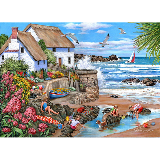 HOP - Seaspray Cottages - 1000 Piece Jigsaw Puzzle